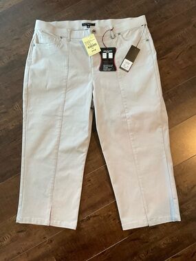 Simon Chang Stone Techno Capri Pants